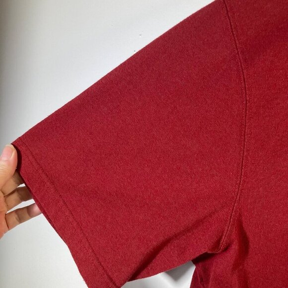 Mens Carhartt Original Fit Tee Shirt Short Sleeve Crimson Red L K195637 - Picture 4 of 7